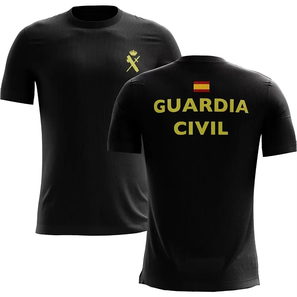 Spain Guardia Civil Espanola T-Shirt Cotton O-Neck Summer Short Sleeve Casual Mens T-shirt Size Tops Tee 2026 New