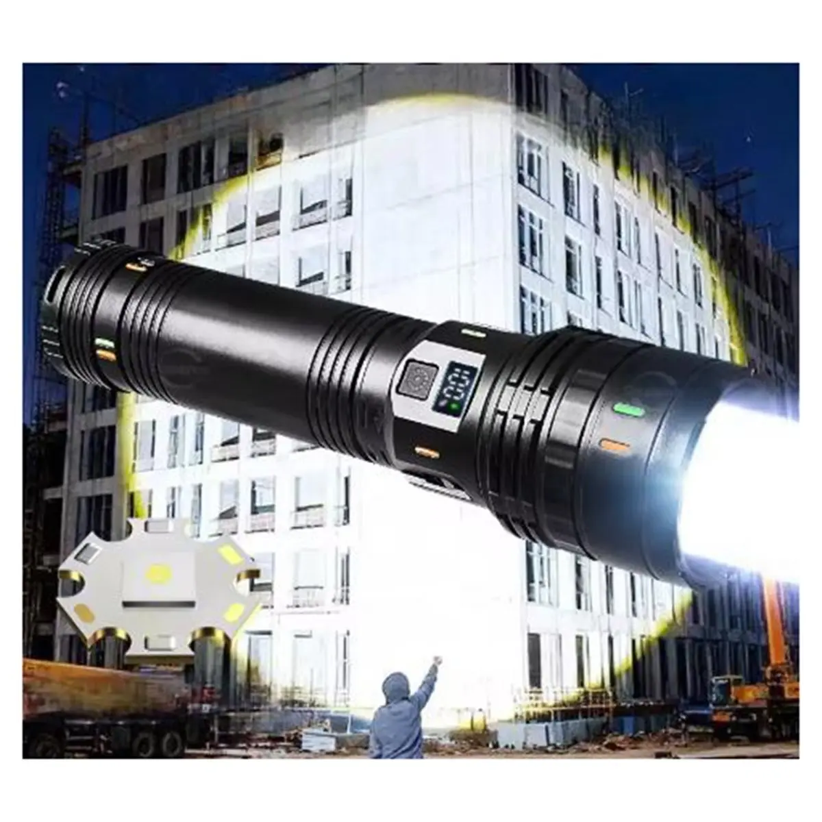【MUST-HAVE LIST】 Ultra Powerful LED Flashlight New 2000W Super Bright Rechargeable Portable Lamp Outdoor Fishing Lantern