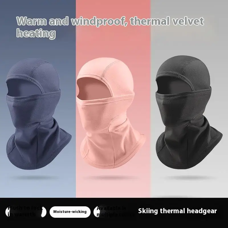 بالاكلافا الدافئة لركوب الدراجات في الهواء الطلق، قطعة واحدة من قناع الوجه الرياضي الشتوي، لتدفئة الرقبة في الطقس البارد للرجال والنساء