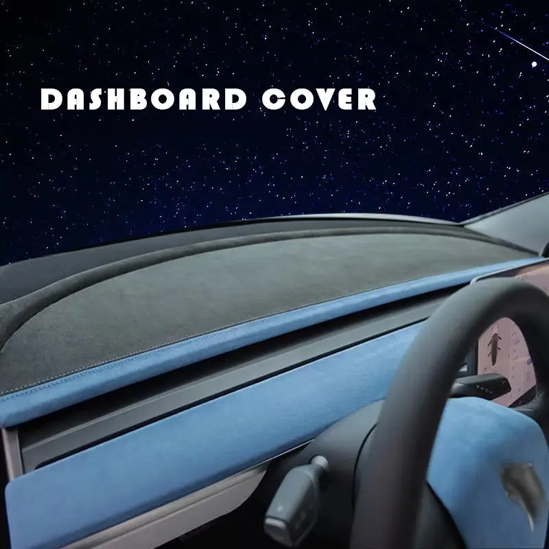 

Пользовательские в алькантари, верхняя крышка дверной панели приборной панели автомобиля для Tesla Model 3 Y 2016-2021, подлокотник, ручка рулевого колеса