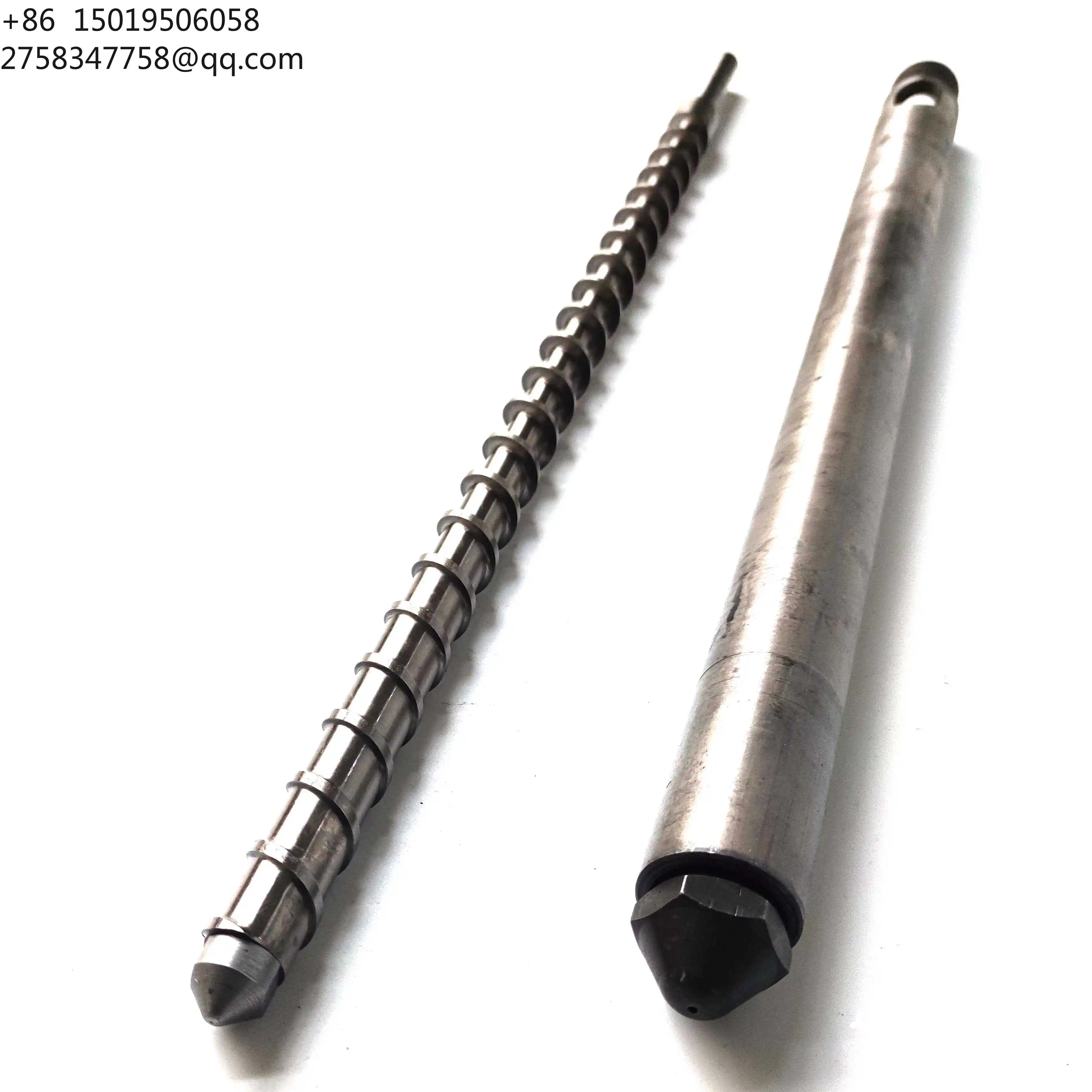 30mm Diameter 790mm Length Extrusion Screw Kit for Precious Plastic Project Screw, Barrel and Nozzle
