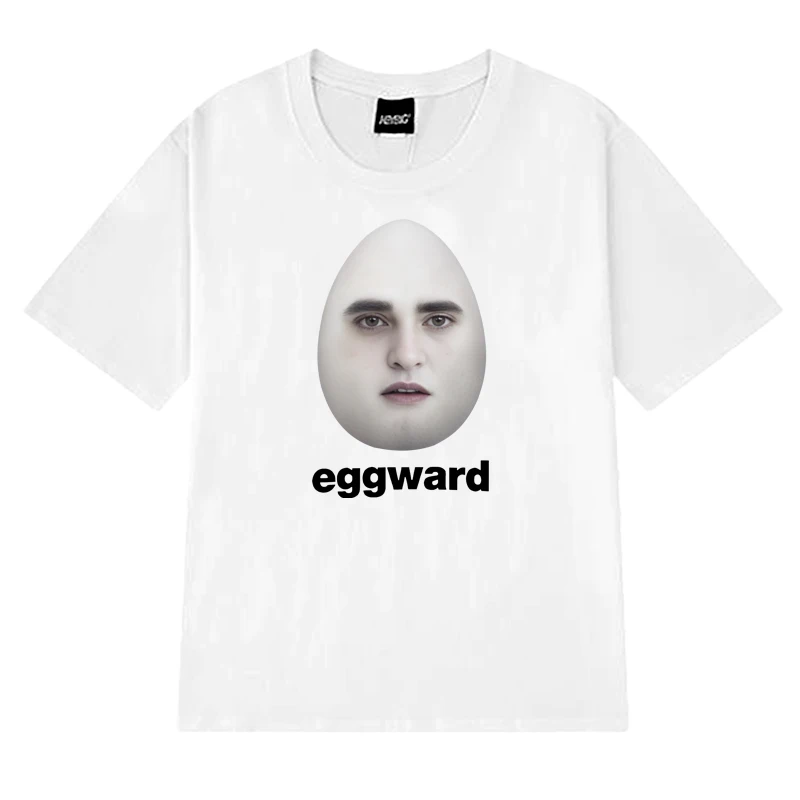 2025 New in Twilight Eggward Funny Meme T shirts Men Women Edward Cullen Parody Humor short sleeve T-shirt Unisex Cotton Tops - Image 2