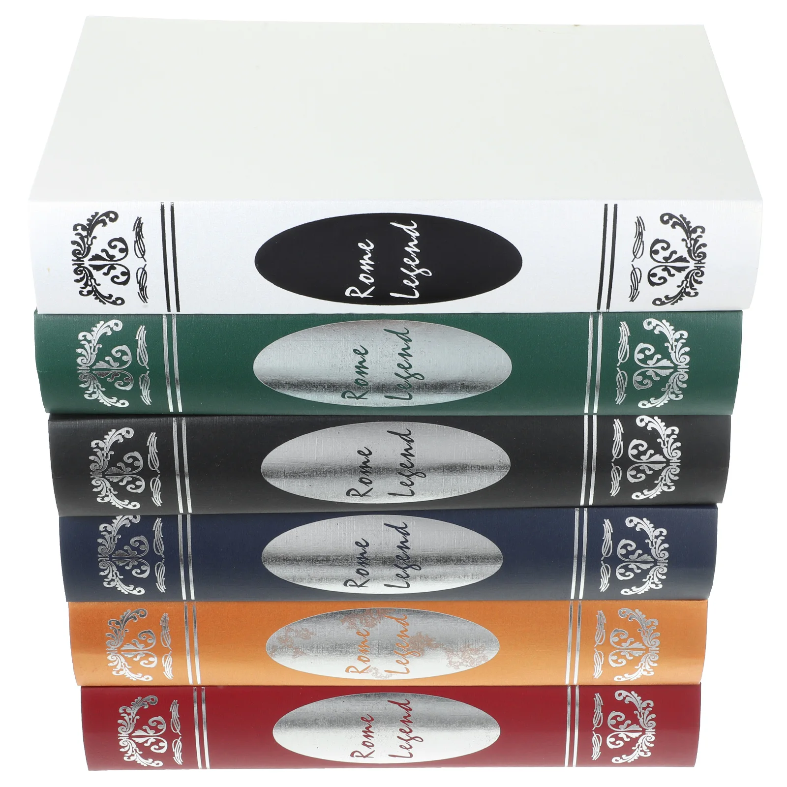 

6 Retro Faux Books Decorative naments Simulation Bookshelf Display Props Vintage Artificial Decor 1006 Series Home Office Desk