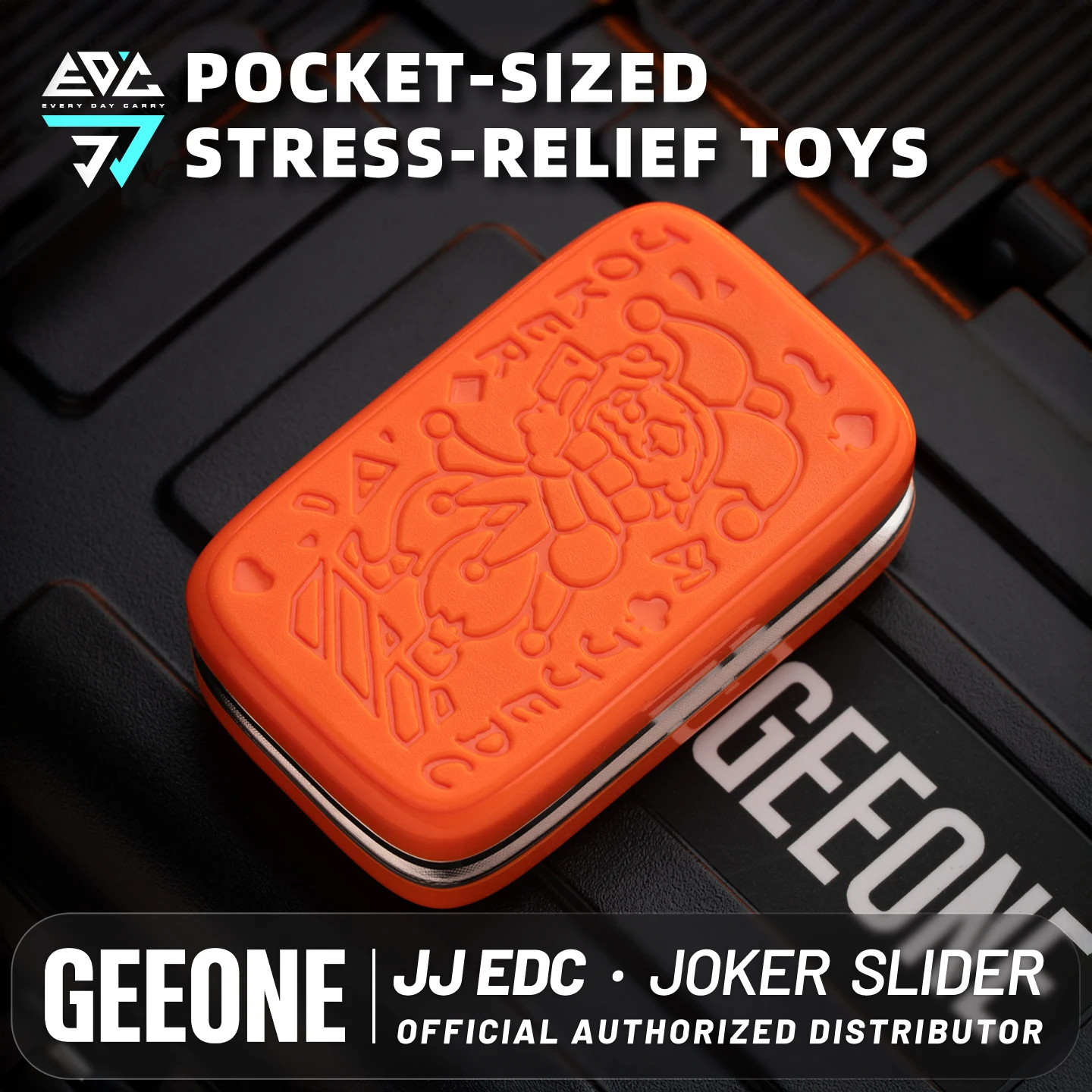 JJ EDC Joker Slider Fidget Toys Metal Fidget EDC Toys Antistress for Adult Decompression