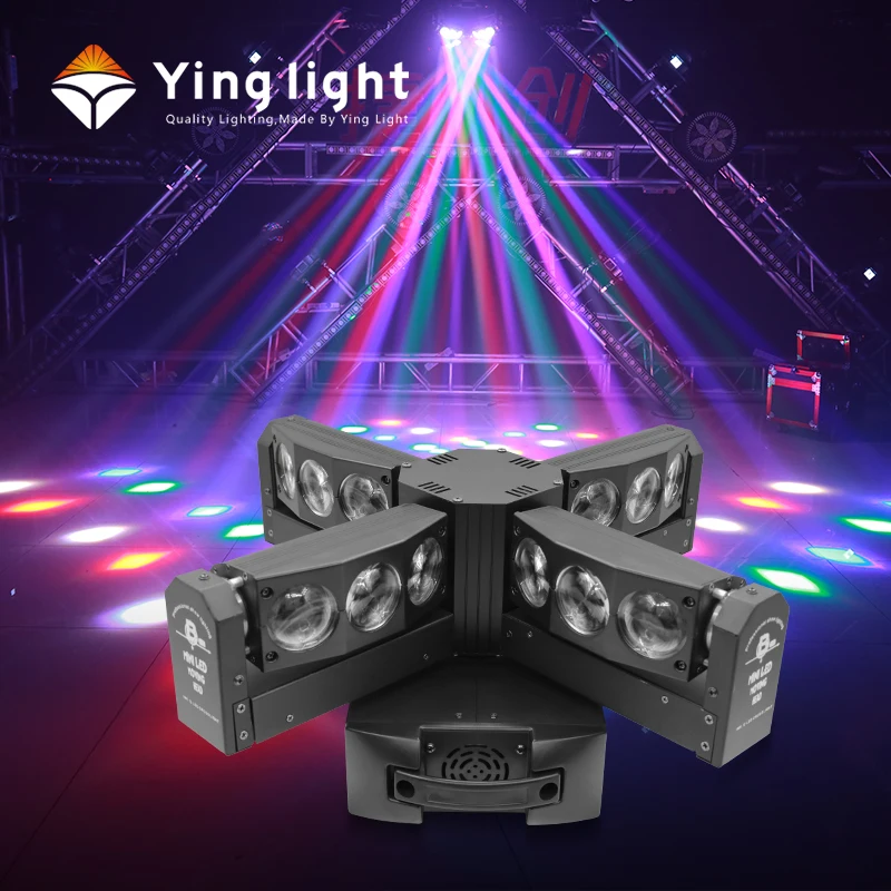 12 Eyes Led Cross Moving Head Light 12pcs*10w Dj Bar Rotating Moving Head Beam Lights