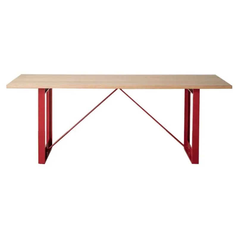 

Birch worktable Computer table Desk Household living room dining table Rectangle