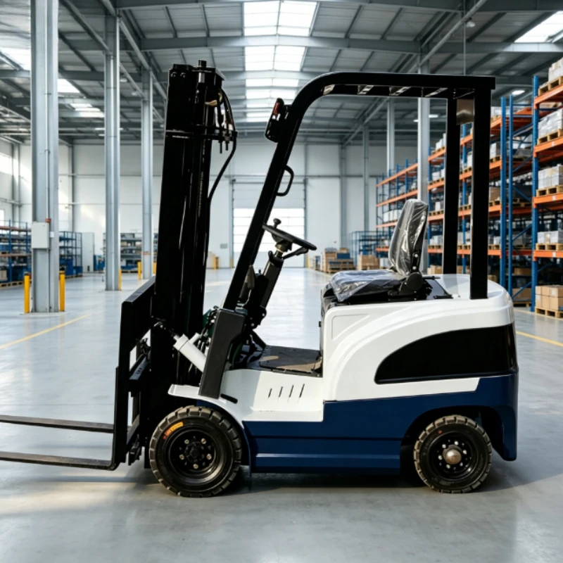 Food Warehouse Special 1 Ton Lead Acid Electric Forklift Dustproof Clean Hygienic Light Goods Lifting Equipment