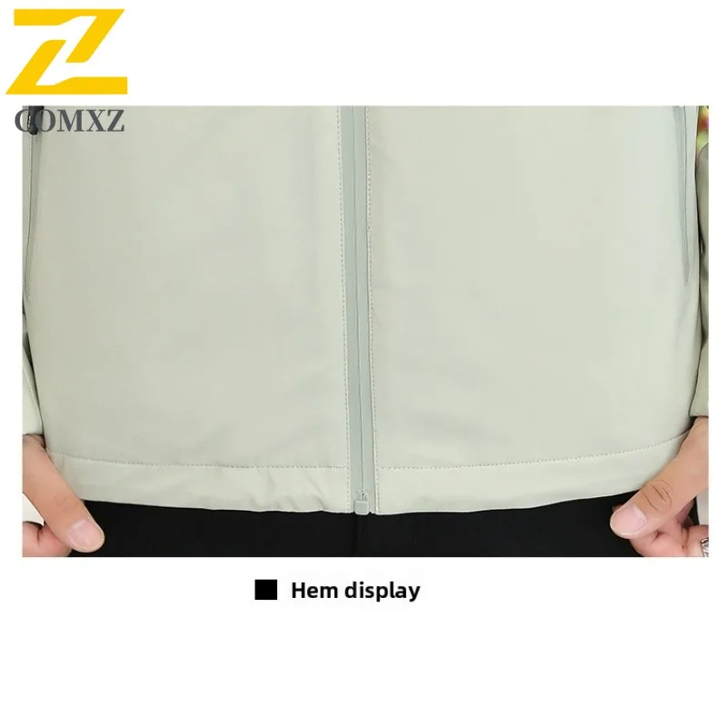 COMXZ الرجال الشتاء سترة 2025 جديد مقنعين ملابس العمل مقاوم للماء سميكة الدافئة مغامرة سترة منفوخة التزلج مقاومة البرد أسفل سترة