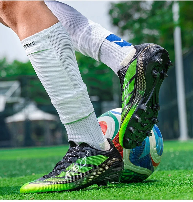 Neue Herren Fußballschuhe Match Sneakers Rutschfeste Fußballschuhe für Rasen Outdoor-Sport Trainingsschuhe Professionelle Ultraleichte Unisex-Schuhe – Detail 16