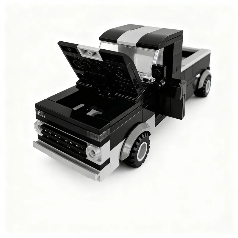 ตัวต่อ MOC City Restomod Forded 185 ชิ้น ชุดตัวต่อสร้างสรรค์ ของเล่นเสริมพัฒนาการ ไอเดียสร้างสรรค์ ของขวัญคริสต์มาส