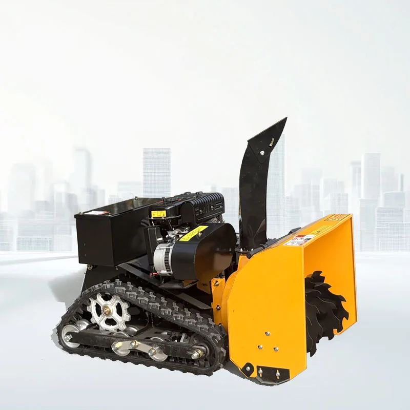 High-Efficiency Multi-Functional 4-Stroke 224CC Industrial Snow Thrower Lawn Mower with Global Snow Removal Capability view 3