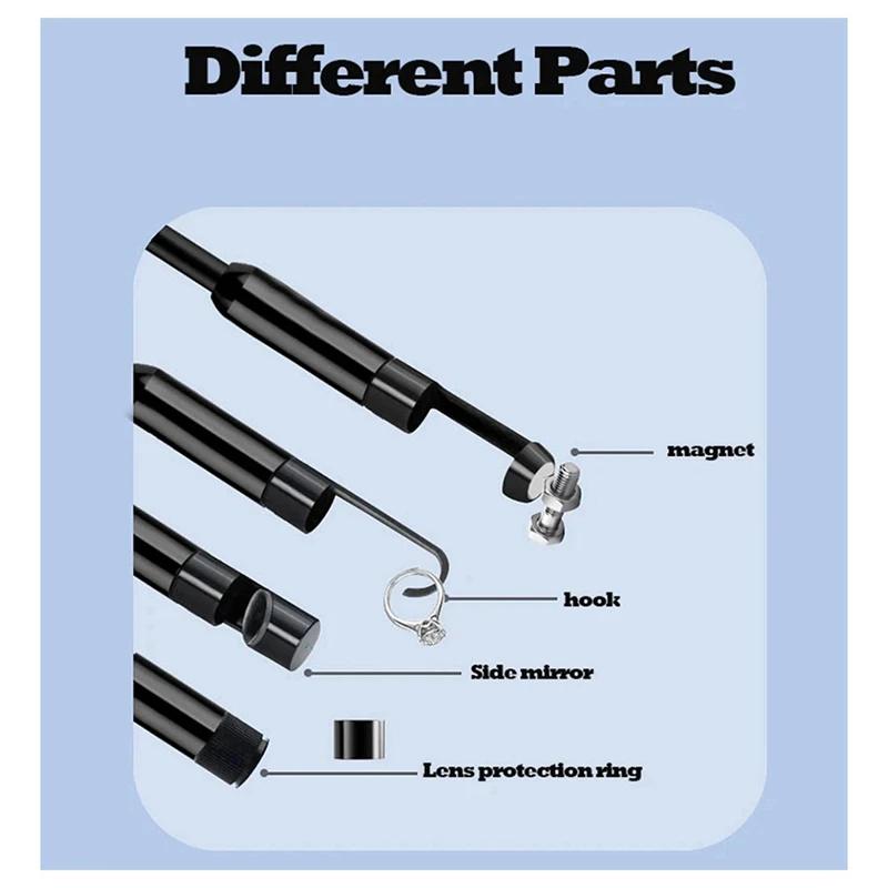 Daily Industrial Pipeline Endoscope With Light 4.3-Inch LCD HD Digital Camera Handheld Waterproof Sewer Inspection Camera