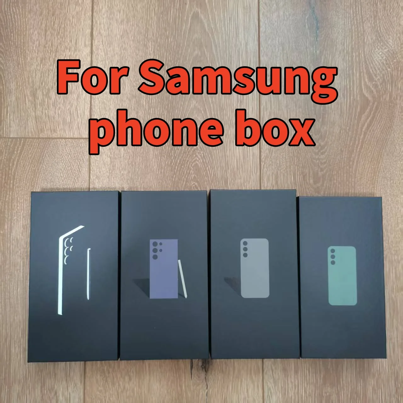 

Mobile Phone Boxes with User Manual Card Pin Seal Sticker Phone Packing Empty Box For Samsung Galaxy S23 S24FE S23 S24 S25 Ultra