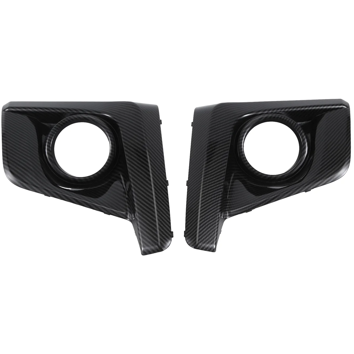 

Front Bumper Fog LIght Cover Grille Fog Lamp Bezel Cover for Subaru-XV Crosstrek18-20 57731FL081 57731FL082 Carbon Fiber