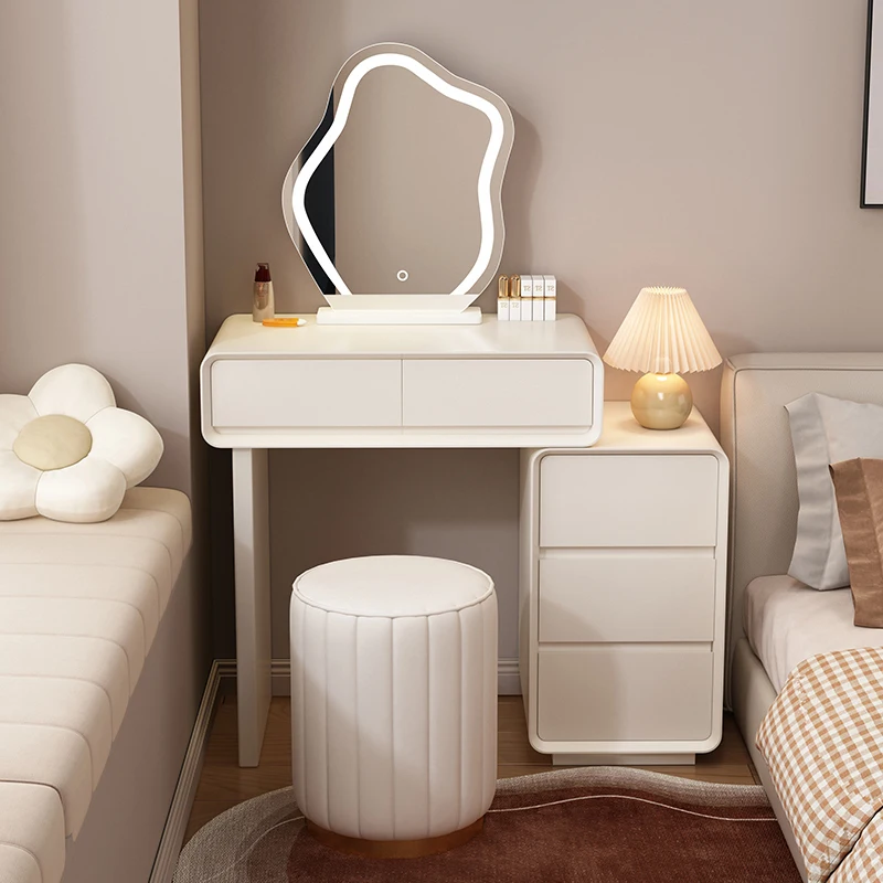 

White Bedroom Vanity Table Makeup Storage Drawers Luxury Women Mobile Dressing Table Cosmetics Penteadeira Chinese Furniture