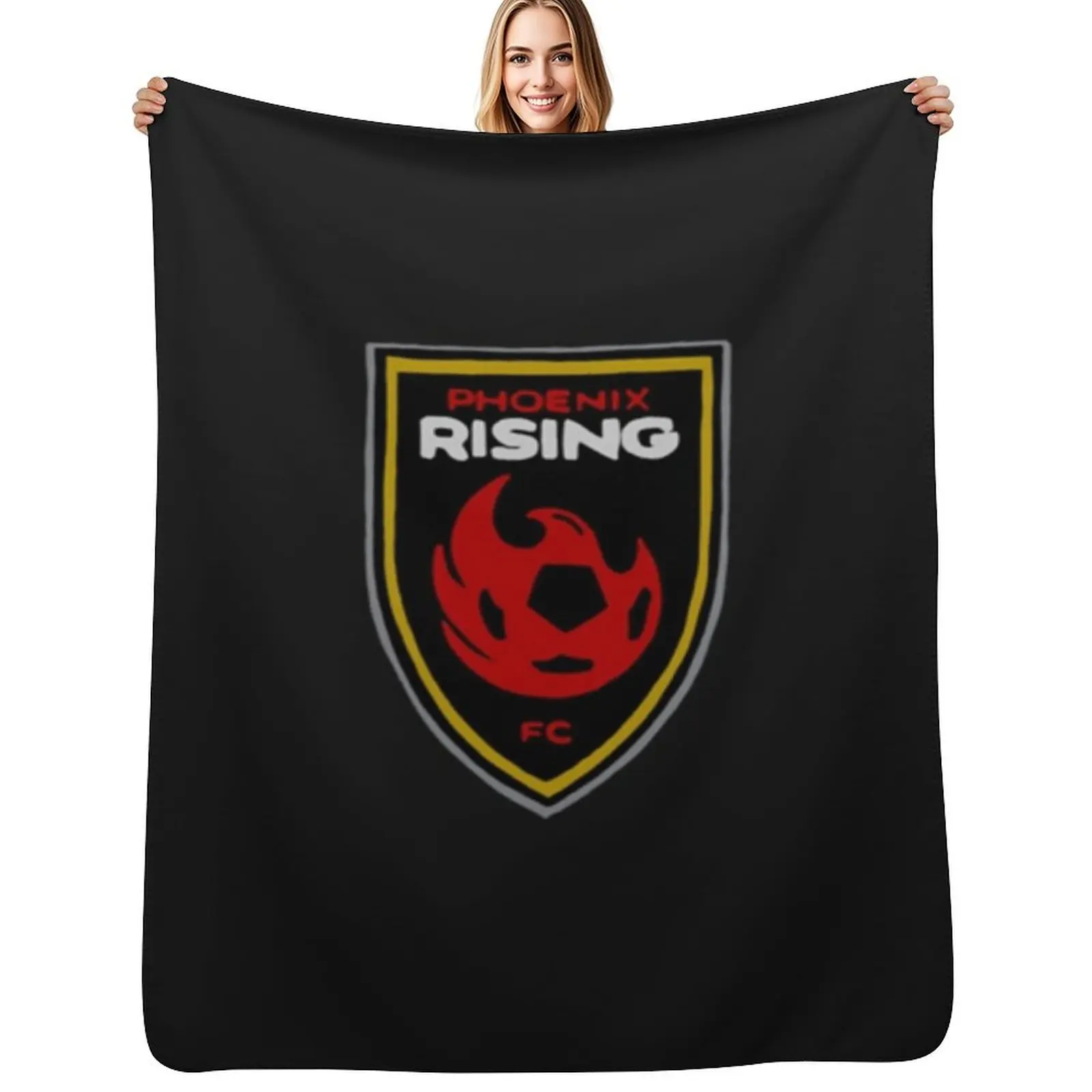 Phoenix rising logo Classic T-Shirt Throw Blanket Thermals For Travel Cute Weighted bed plaid wednesday Blankets