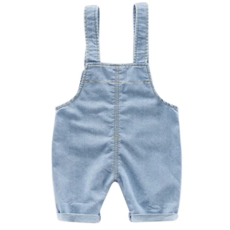 Little Girl Boy Jean Overalls Toddler Adjustable Straps Denim Cute Pants