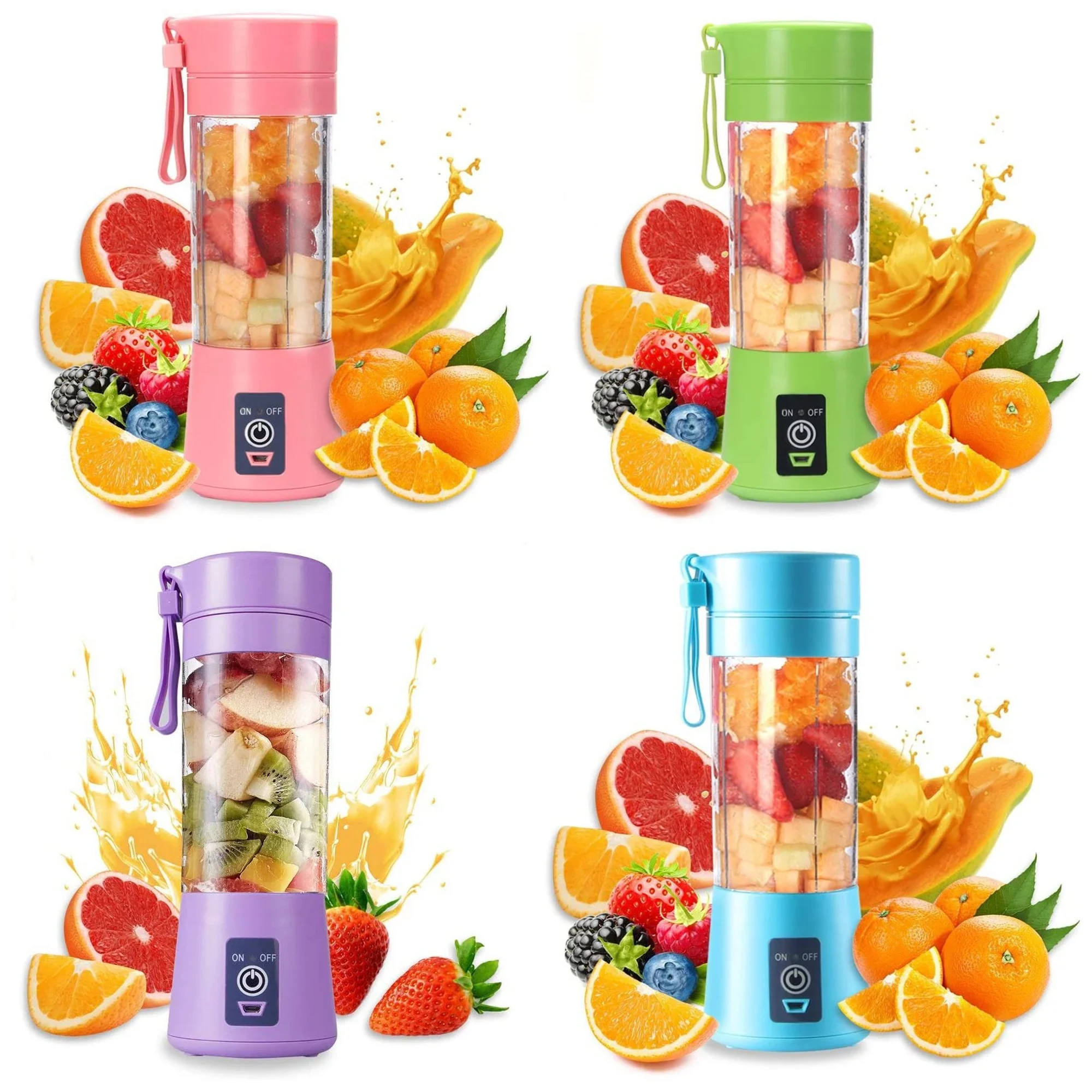 Portable Automatic Mini Blender-Juicer 6