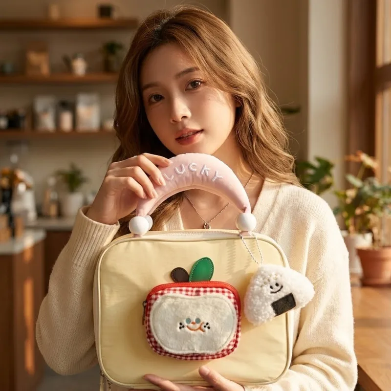 

Большая косметичка для фруктов и косметики, портативный органайзер для туалетных принадлежностей с отделениями, дорожная сумка для косметики, милый подарок для девочек, женщин и подростков