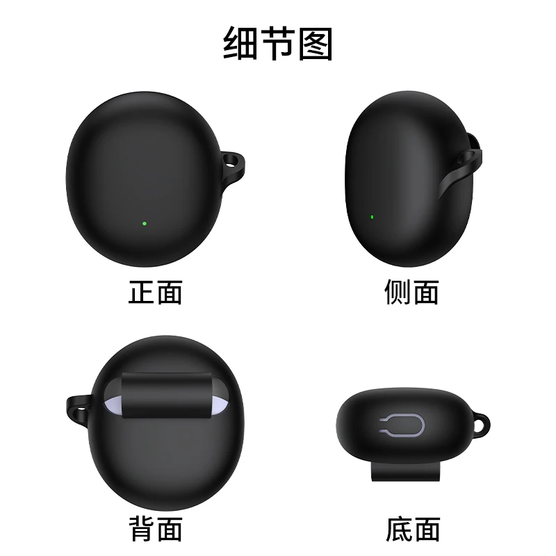 ل ممن لهم انكو الهواء 3 Air3 لينة سيليكون غطاء بلوتوث اللاسلكية سماعة قابل للغسل شحن كيس واقية كم حقيبة