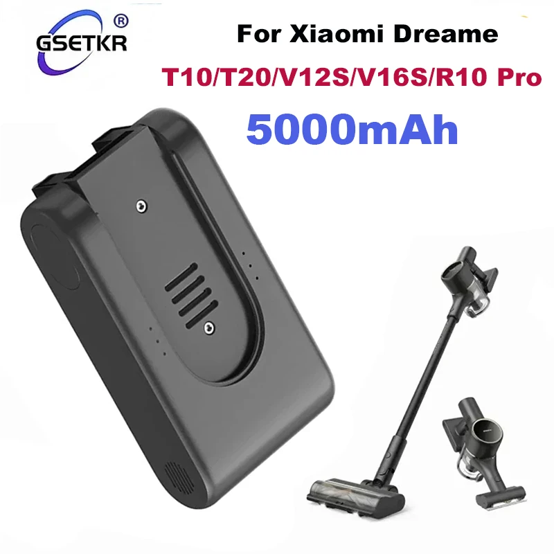 

Новый Сменный аккумулятор для пылесоса Xiaomi Dreame T10 T20 V12S V16S, ручной беспроводной пылесос, аксессуары, запчасти