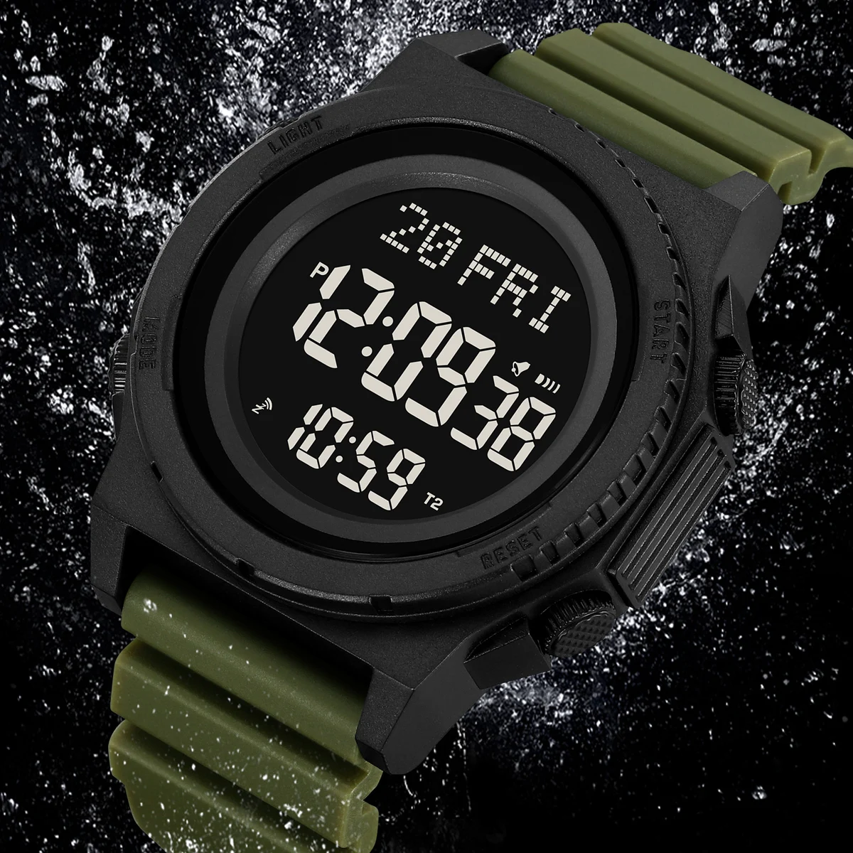 SKMEI Fashion Daylight Saving Time 5Bar Waterproof Military Digital Sports Electronic Watches For Men Wristwatches Reloj Hombre