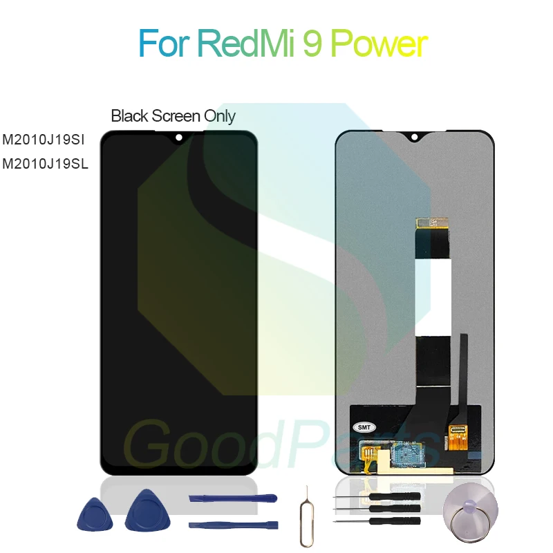 For RedMi 9 Power Screen Display Replacement 2340*1080 M2010J19SI, M2010J19SL For RedMi 9 Power LCD Touch Digitizer