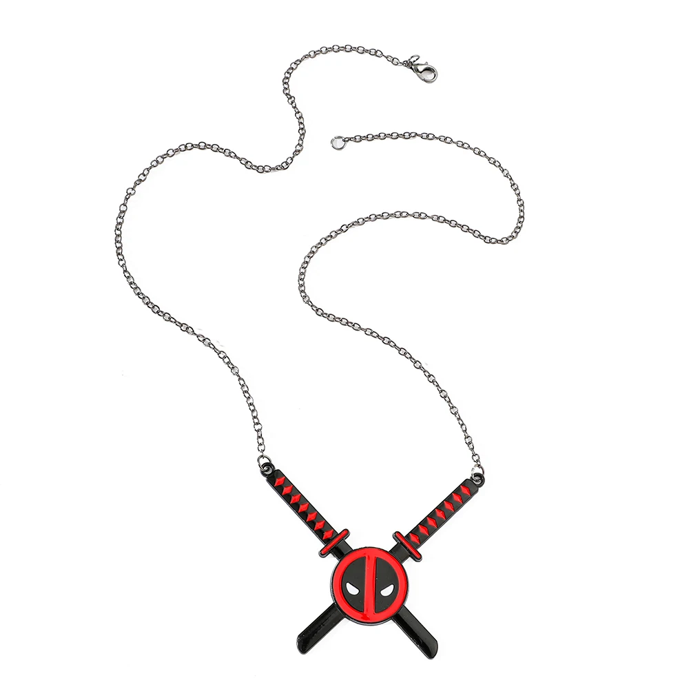 Collier Disney Marvels Deadpool, accessoires de décoration Wolverine, accessoires de marée, cadeau