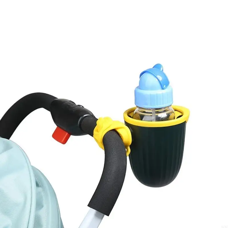 A5YC Stroller Cup Holder 360 Degrees Universal Rotation Milk Bottle Water Cups for Outdoor Traveling Baby Girls Boys Drinking