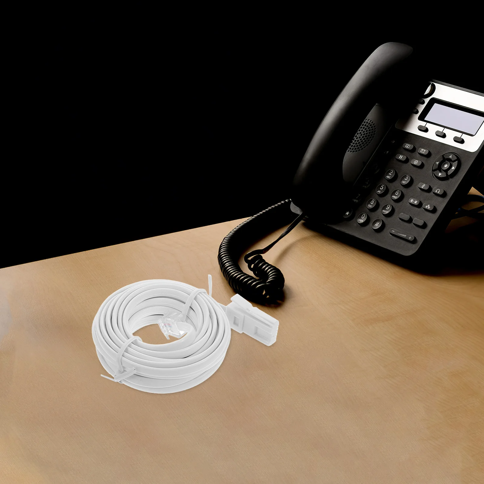 

British Line 3m Telephone Cord Extension Home Office Landline Cable Modem Fax Wire Connection Phone Line