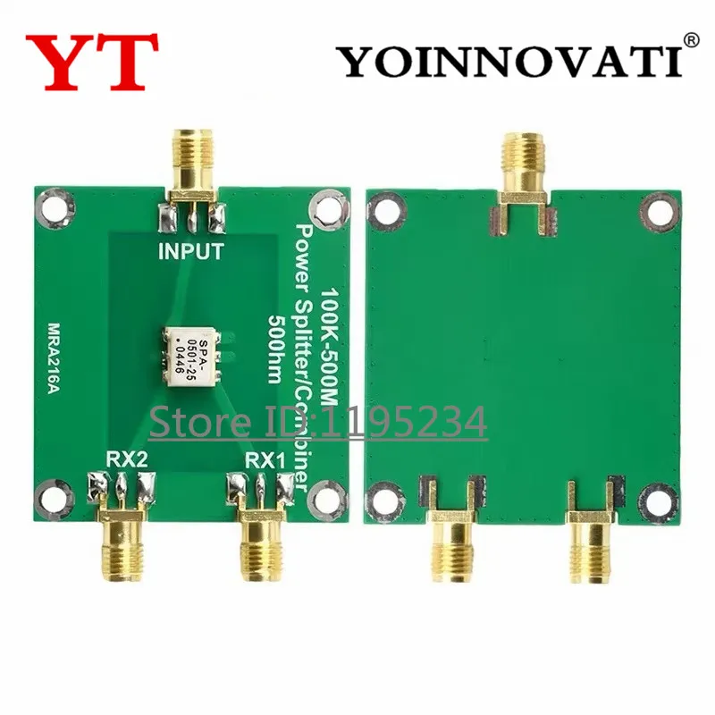 50 ohm 100K-500MHz Power Splitter Combiner/ Fliter Connnector RF Broadband Module for Electronic Component Kit