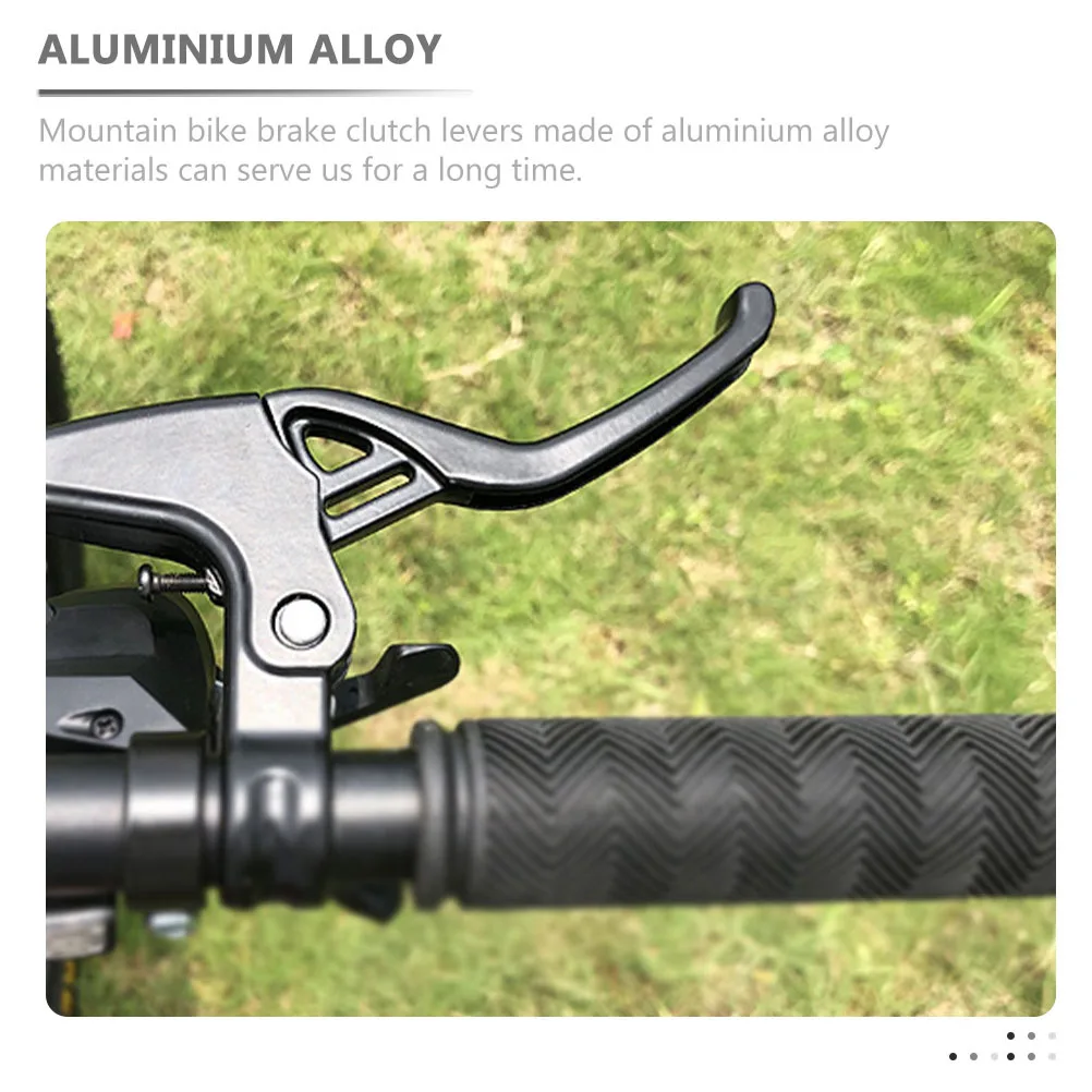 

1Pair Metal Bike Brake Lever Clutch Handles Replacement High Strength Aluminum Alloy Brake Parts Bike Braking Handlebar