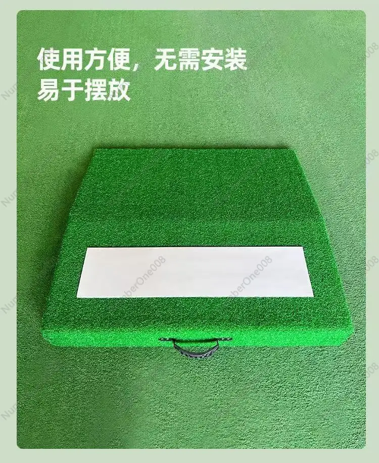 

Portable Portable Baseball Softball Pitcher Pier Pitch Practice Mat Slope Pitcher Mound Storage