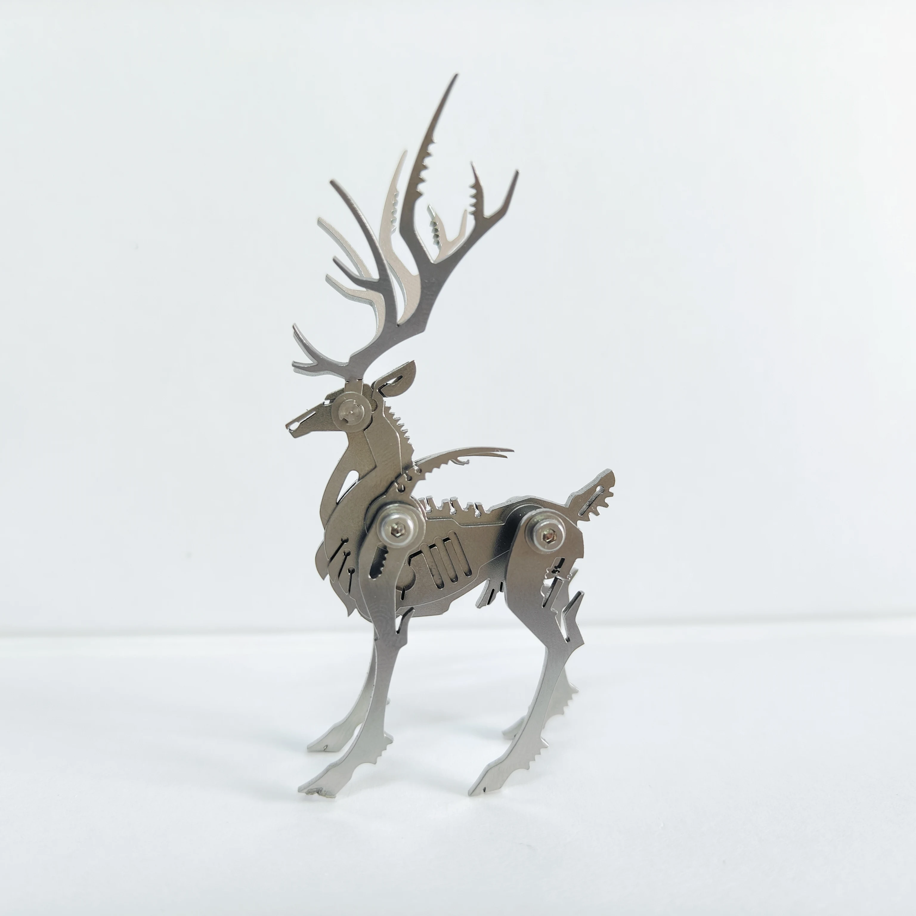 

MOKR Small Elk 3D Metal jigsaw puzzles children's toys educational training games Christmas birthday gifts DIY handcrafted model