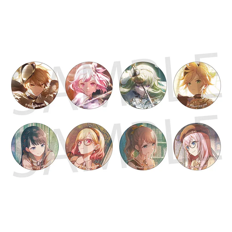 

SEKAI PROJECT Game PJSK Vol. 48 B Tsukasa Emu Nene Ichika Saki Honami Original Badge Pins