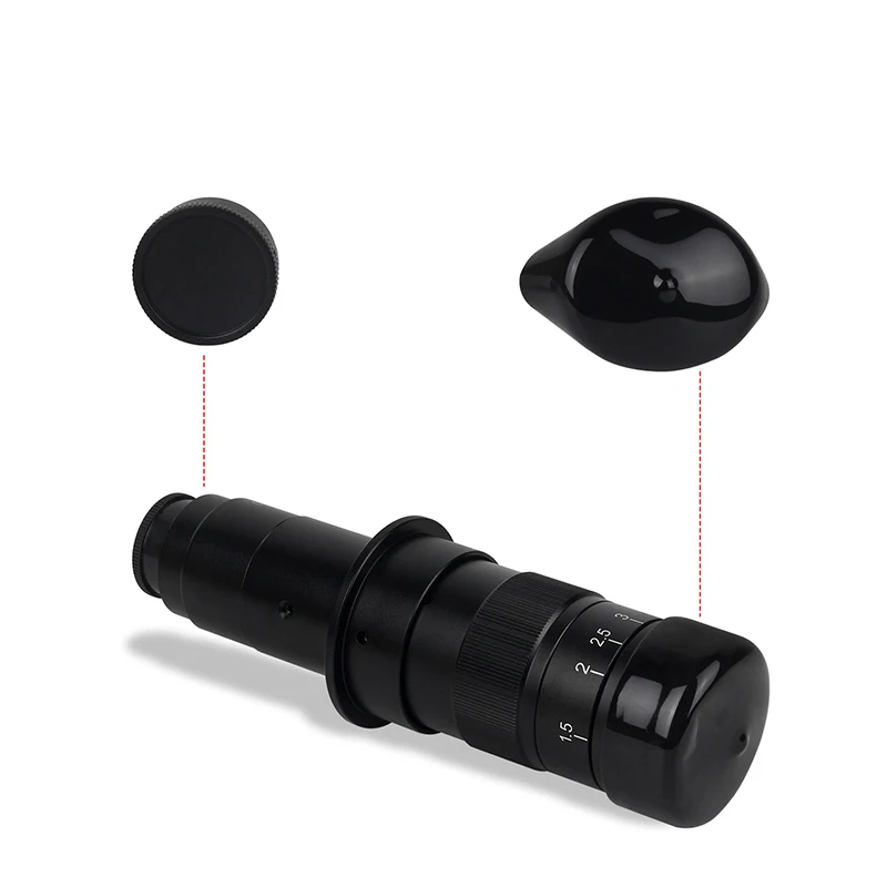YIZHAN Vergrößerung Einstellbarer Zoom C-Mount Objektiv 180x 150x 130x 25mm Für HDMI VGA USB Video mikroskop Kamera Monokular – Detail 9