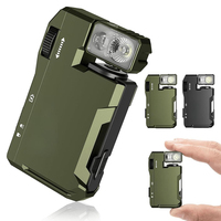 Portable Flat Pocket Flashlight Mini Flashlight Magnetic Keychain Flashlight for Outdoor Home Emergencies