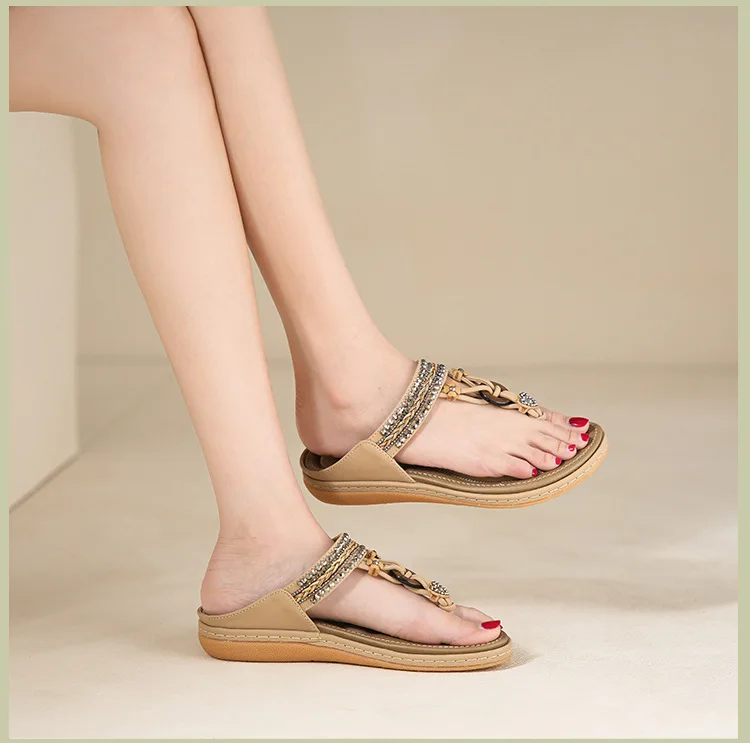 

Легкие, удобные, женские повседневные модные сандалии на плоской подошве для отдыха на море и пляжа.