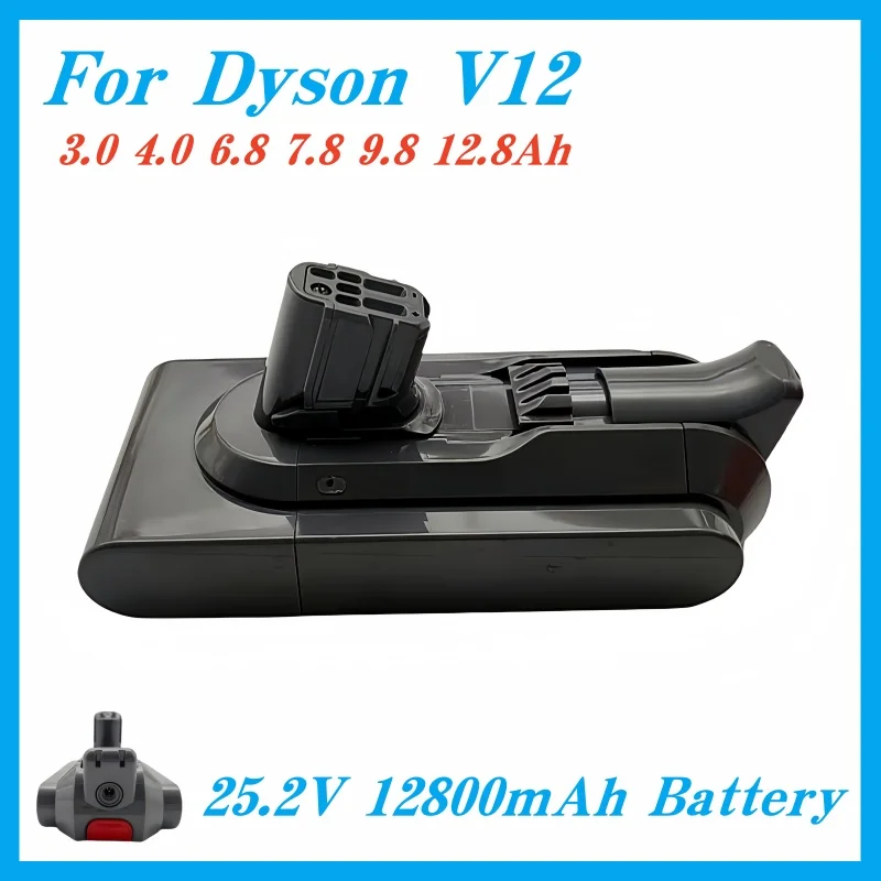 

Новый аккумулятор для пылесоса Dyson V12 Detect Slim Cordless, совместимых моделей lpega SV20, SV30, SV35, SV46, 25,5 В, 12800 мАч