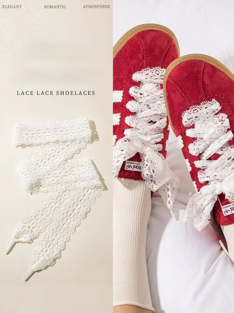 1 Pair New Girls Flat 3CM Width Casual Rope Shoe Laces Colorful Silk Lace Shoelaces for White Black Shoe Accessories