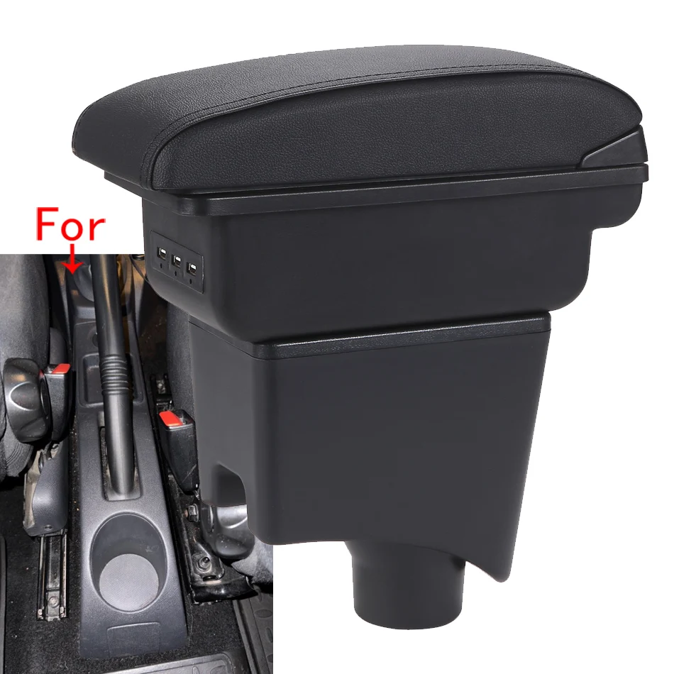 For Dacia Renault Sandero Logan 2 Armrest For Nissan Almera G15 Car Armrest box For Lada LARGUS Storage box Car Accessories