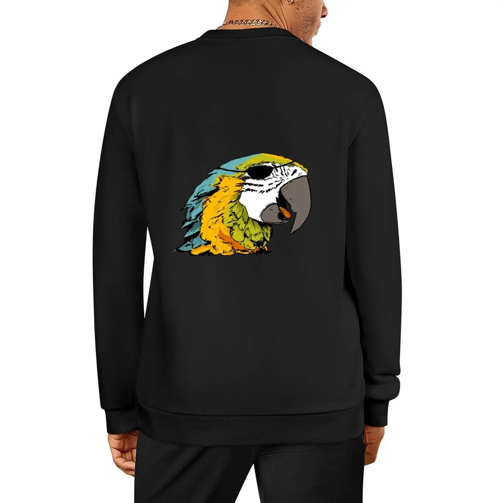 

Peter the Pirate Parrot Pullover autumn clothes tracksuit men korean clothes autumn new products aesthetic sweatshirts