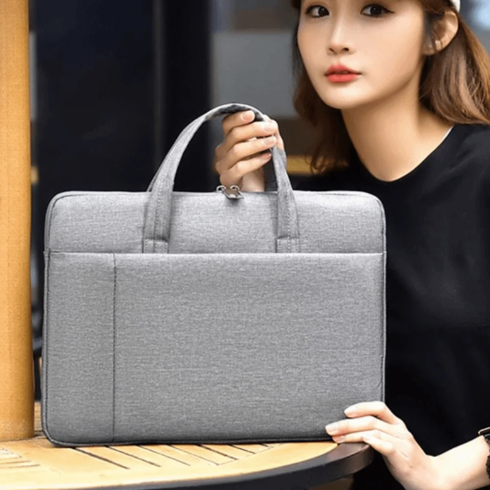 Ultra Thin Laptop Handbag with Handle for 13.3-15.6inch Laptop Sleeve Case Waterproof Anti Drop Tablet Carry Case