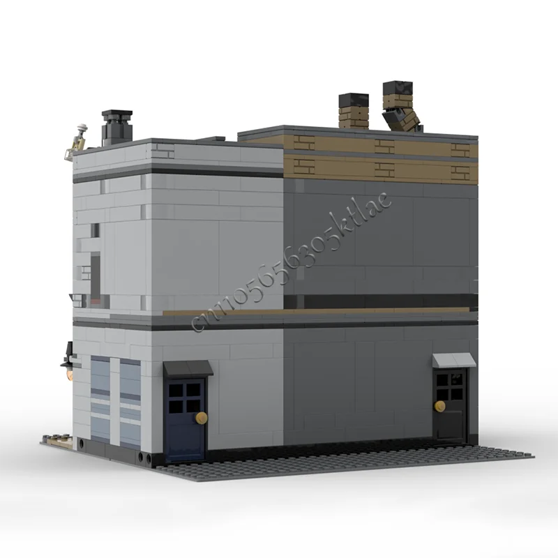 1832 ELEMENTY Popularny MOC Retro Dom Czarodziejski Sklep Uliczny Modułowy Widok DIY Kreatywne Klocki Konstrukcyjne Zabawka do Składania Prezent Urodzinowy