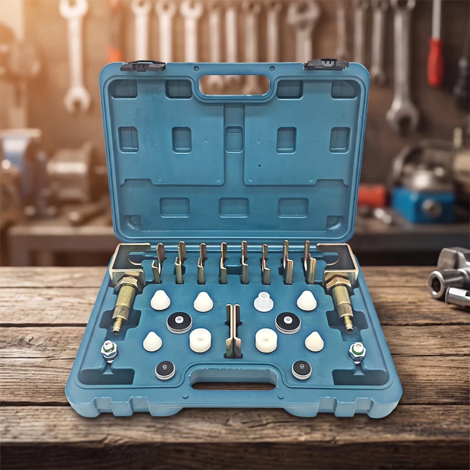 Leak Detection Tool Case Organized Air Conditioning Diagnostic Kit Case Protective Lightweight for Mechanics, Mobile Repair