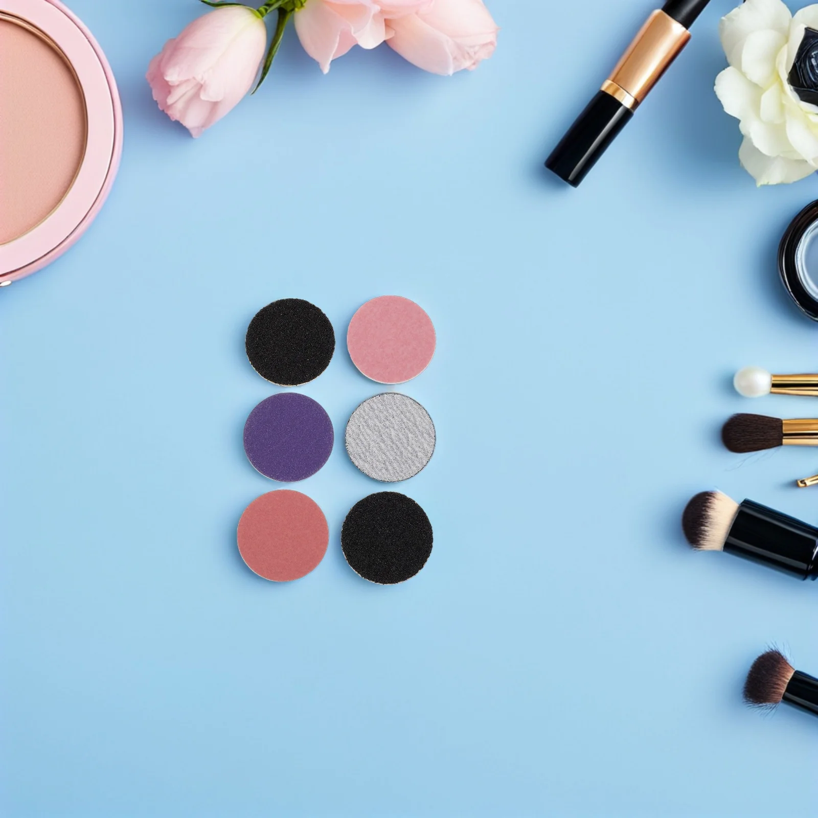 2 set manicure schuurschijven set 25 mm 80 #   150 #   240 #   Grit vervangende schuurpapierschijven navulling voor elektrische nagelboor pedicure