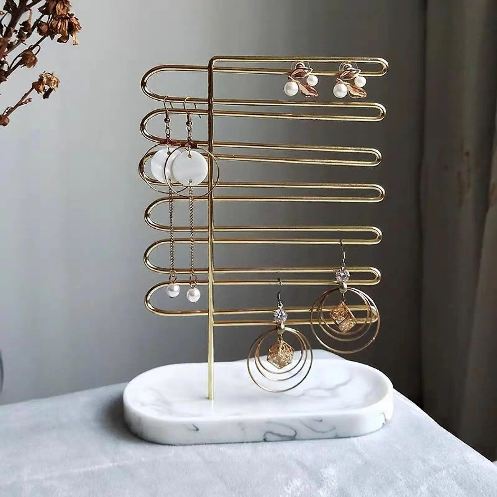 

Earring Holder Stand Hanging Earrings Storing Earrings Jewelry Holder Organizer for Store Showcase Dresser Countertop Selling