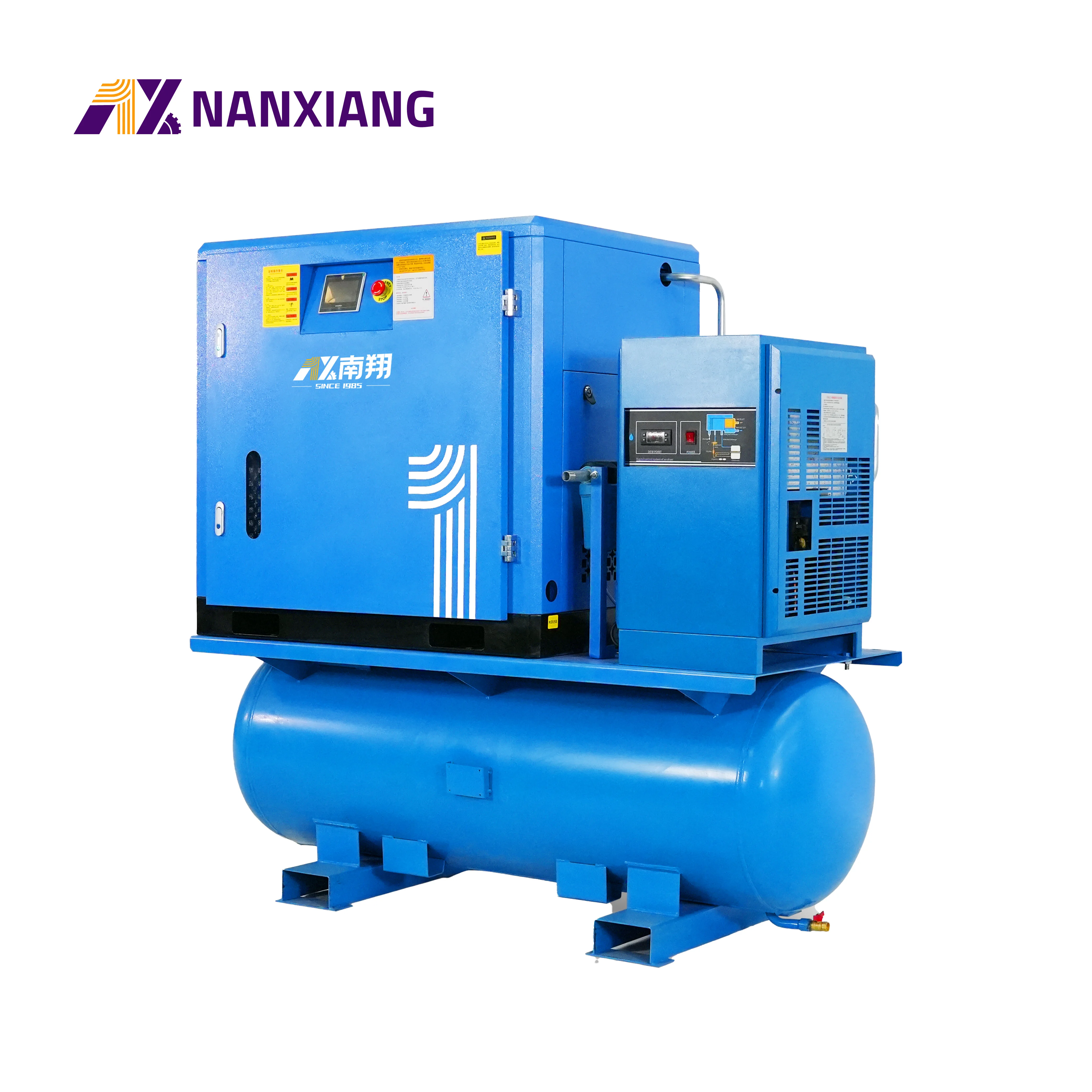 Air Compressor11KW Silent Air Compressor Portable High Pressure Screw Compressor for Cutting - Factory Direct
