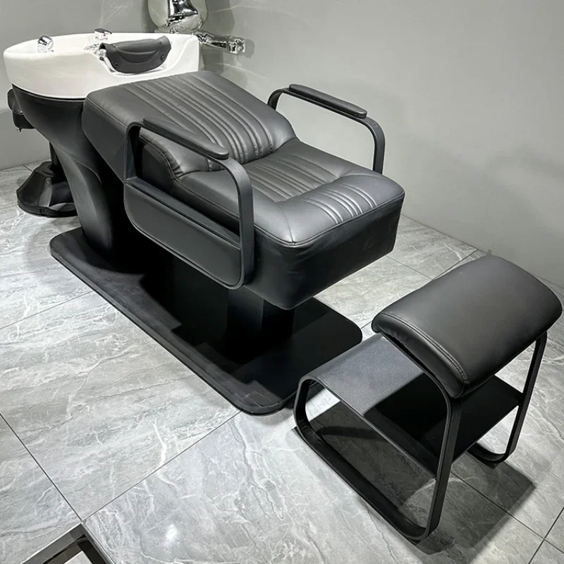 

Lounge Beauty Hair Wash Shampoo Chairs Ergonomics Luxury Shampoo Chairs Pillow Massage Peluqueria Hair Washing Salon Furniture