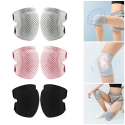 Aggiornamento ginocchiera in spugna addensata traspirante ginocchiere a compressione sportiva ginocchiere elastiche danza Yoga Training Protector Support